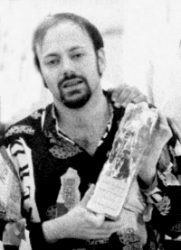 Daniel Mares durante la entrega del premio Pablo Rido 1999 (Foto: Stardust)